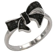 Кольцо с черными бриллиантами RHIN3307-88OY-W 2010 г инфо 1688p.