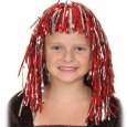 Детский маскарадный парик из дождика, цвет: серебристо-красный Серия: Magic Time инфо 7214q.